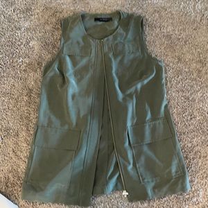 Army green vest